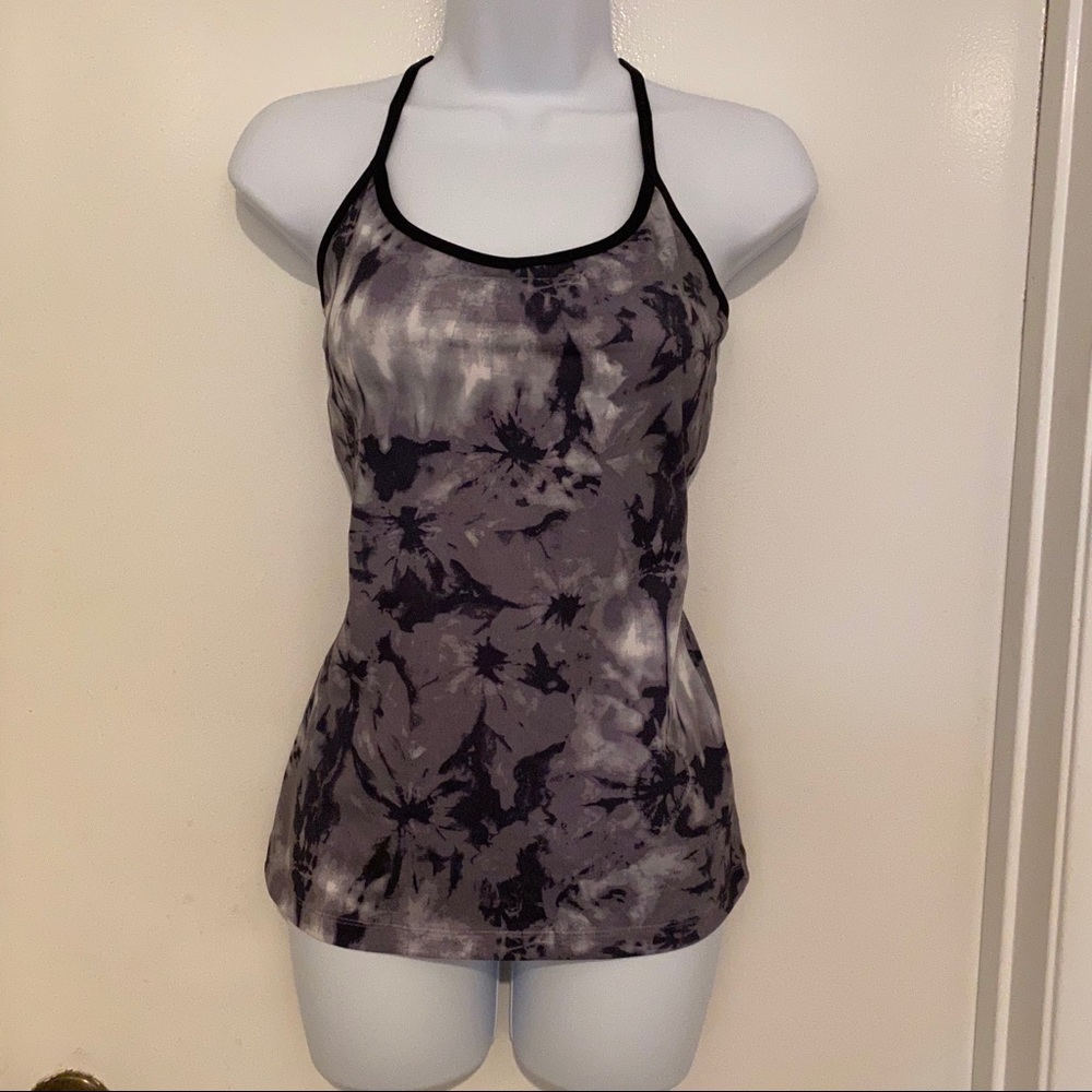 Tek Gear Dark Tie-Dye Workout Top